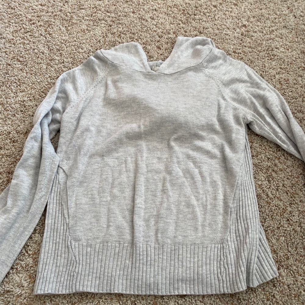 Gray Lightweight Athletic Hoodie